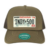 Indy 500 License Plate Laguna Cap