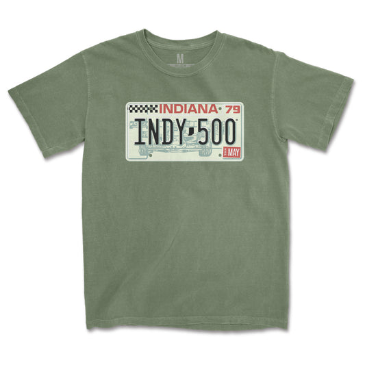 Indy 500 1979 License Plate Tee