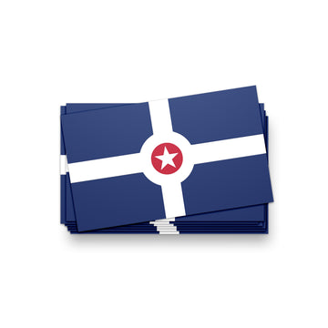 Indy Flag Sticker