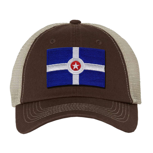 Indy Flag Trucker Cap