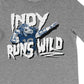 Indy Runs Wild Tee ***CLEARANCE***