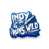 Indy Runs Wild Sticker