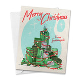 Indy Skyline Christmas Card