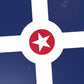 Indy Flag Sticker