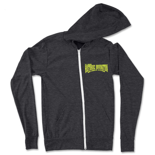 Irvington Halloween Festival 2024 Zip Lightweight Hoodie