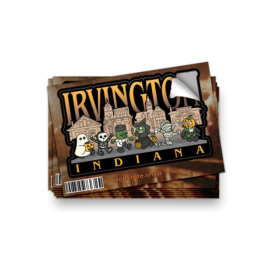 Irvington Halloween Sticker