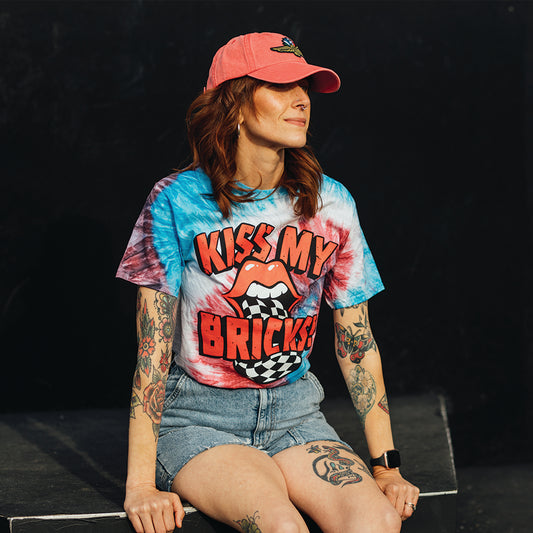 Kiss My Bricks Tie Dye Tee