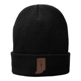 Leather Torch State Fleece-Lined Beanie
