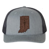 Leather Torch State Trucker Cap