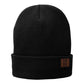 Leather USI flag Fleece-Lined Beanie