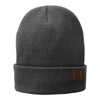 Leather USI flag Fleece-Lined Beanie