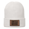 Leather United State of Indiana Fleece-Lined Beanie
