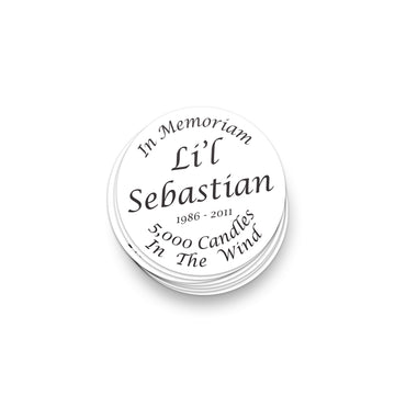 Lil' Sebastian Memorial Sticker