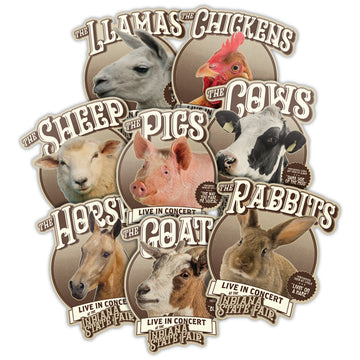 Live in Concert: The Animals Sticker Pack