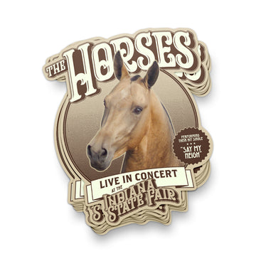 Live in Concert: The Horses Sticker