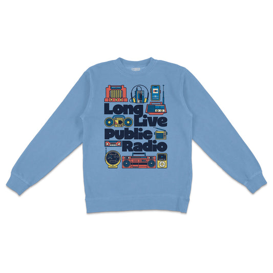 Long Live Public Radio Crewneck