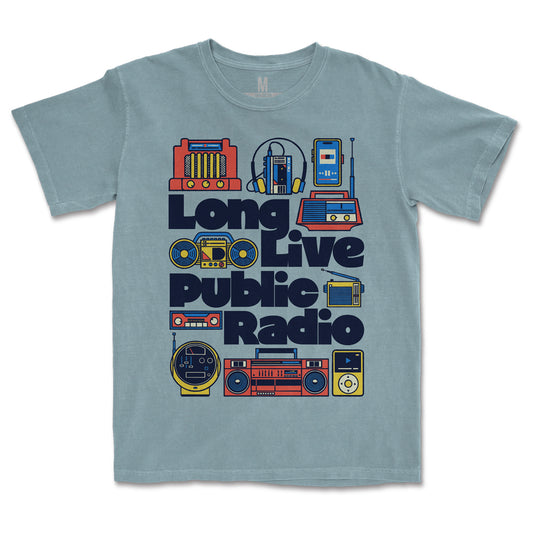Long Live Public Radio Tee