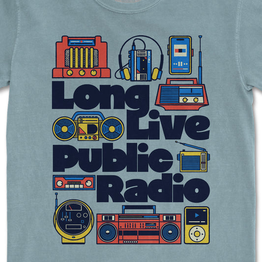 Long Live Public Radio Tee