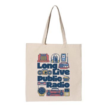 Long Live Public Radio Tote Bag