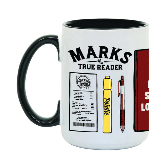 Marks of a True Reader Mug