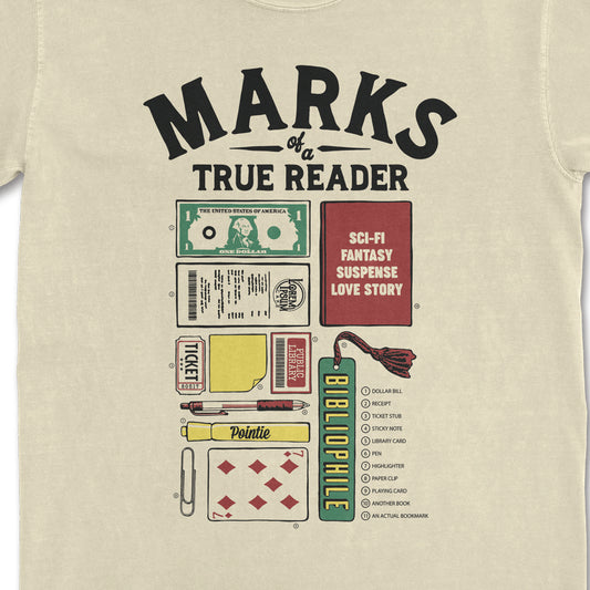 Marks of a True Reader Tee