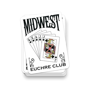 Midwest Euchre Club Sticker