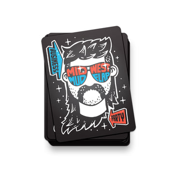 Midwest Mudflap Mullet Sticker ***CLEARANCE***
