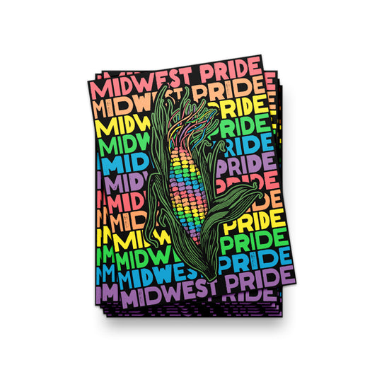 Midwest Pride Sticker ***CLEARANCE***