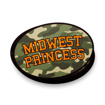 Midwest Princess Camo Sticker