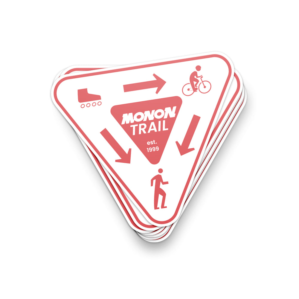 Monon Yield Sign Sticker – United State of Indiana