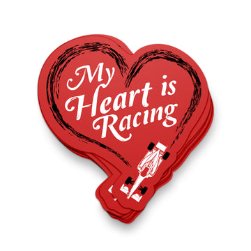 My Heart is Racing Sticker  ***CLEARANCE***
