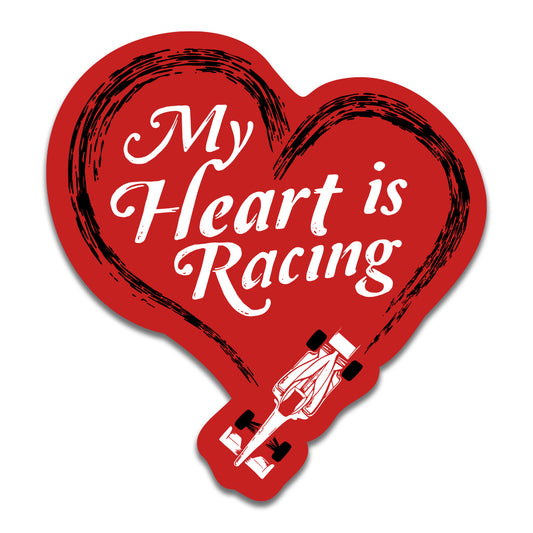My Heart is Racing Sticker