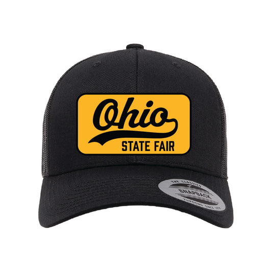 OSF Black and Gold Retro Trucker Cap