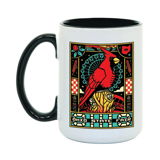 Cardinal Statue Mug