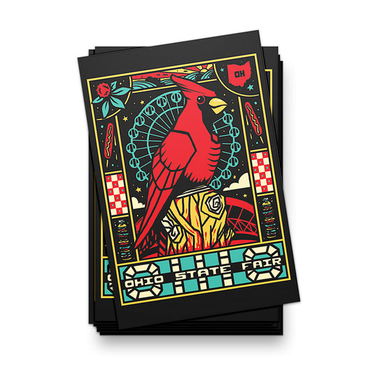 OSF Cardinal Statue Postcard