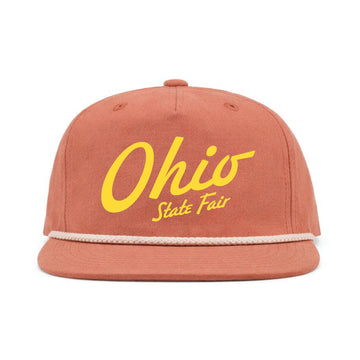 OSF Retro Script Embroidered Rope Cap