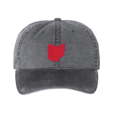Ohio Red State Cap