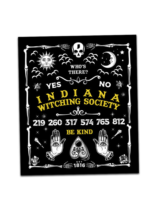 Indiana Witching Society Ouija Sticker