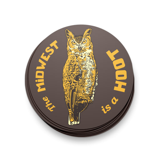 Owls of the Midwest Sticker