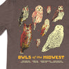 Owls of the Midwest Tee