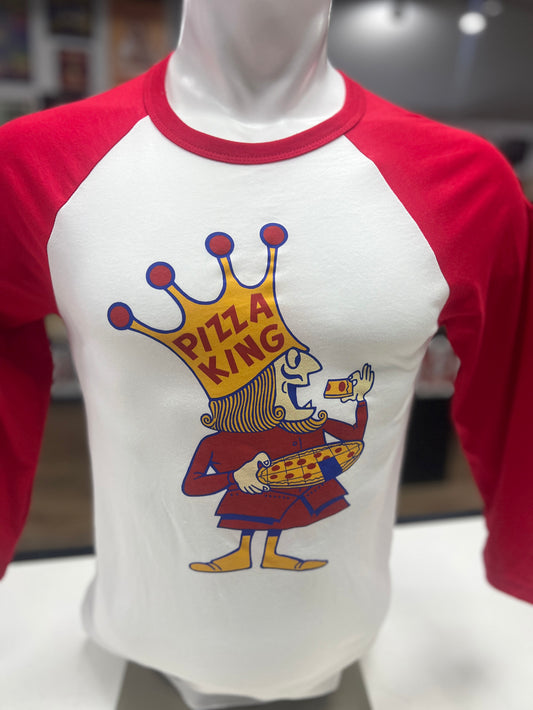 Pizza King Baseball Tee