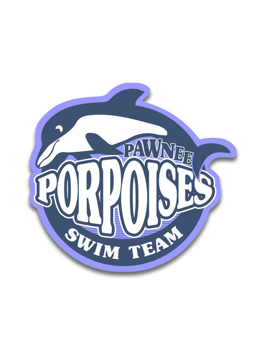 Pawnee Porpoises Sticker