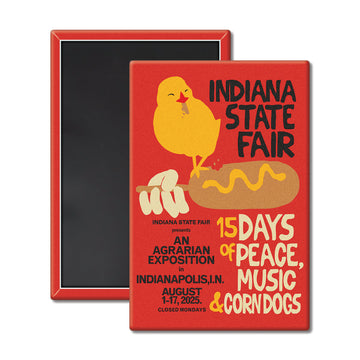 Peace and Corndogs Magnet