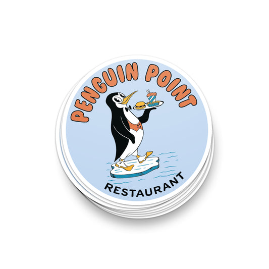 Penguin Point Sticker