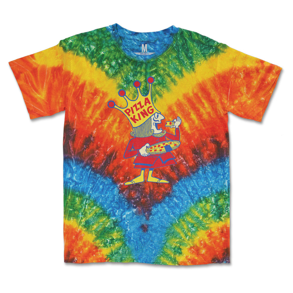 Pizza King Tie Dye Tee – United State of Indiana