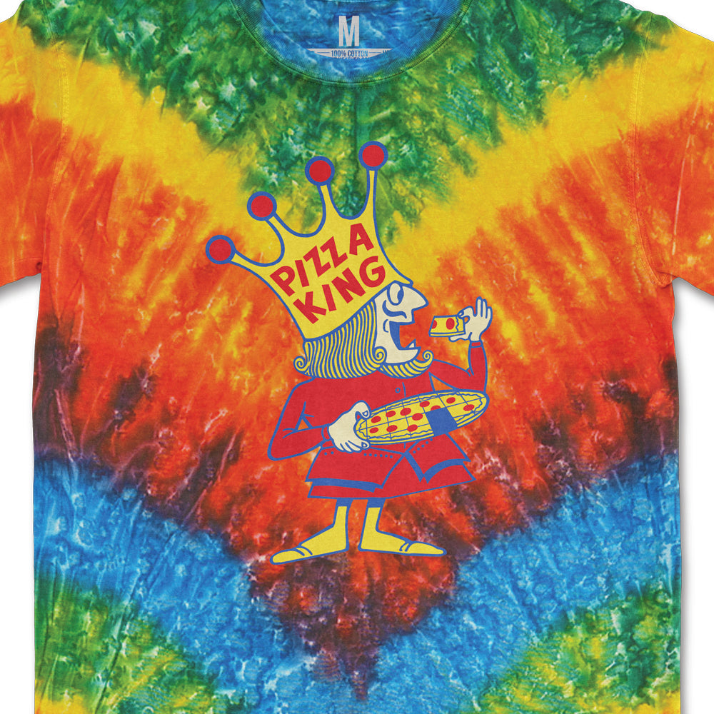 Pizza King Tie Dye Tee – United State of Indiana