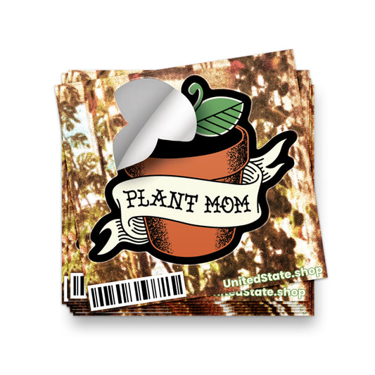 Plant Mom Sticker
