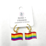 Rainbow Flag Dangle Earrings