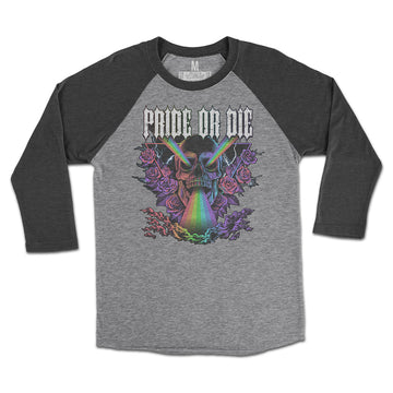 Vintage Pride or Die Baseball Tee ***CLEARANCE***