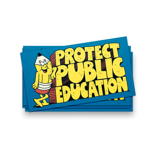 Public Education Rocks! Sticker